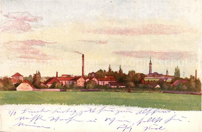 Caslavi Teilansicht Kuenstlerkarte