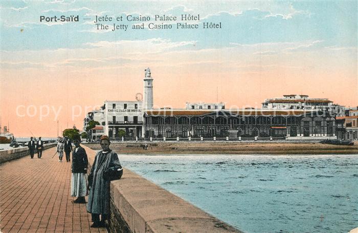 Port Said Jetée et Casino Palace Hotel
