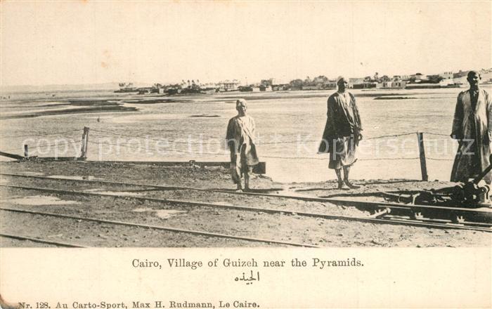 Cairo Egypt Village of Guizeh near the Pyramids