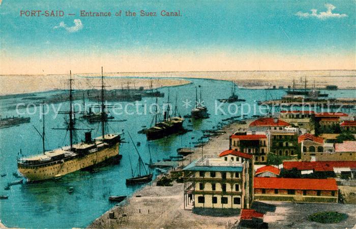 Port Said Entrance of the Suez Canal Serie 649