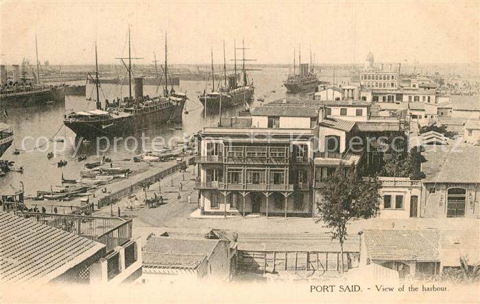 Port Said View of the harbour