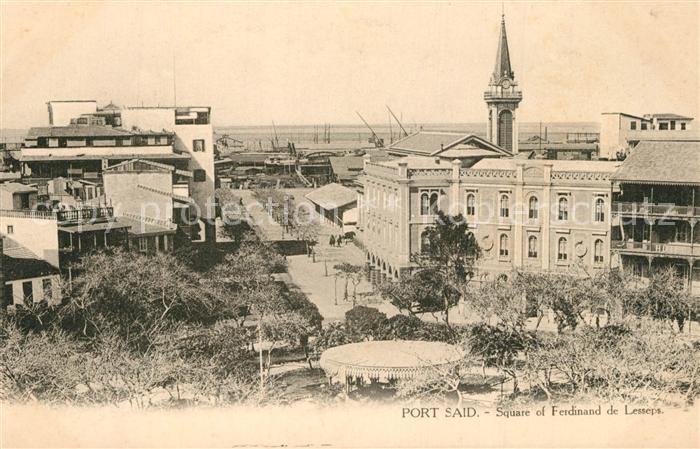 Port Said Square of Ferdinand de Lesseps