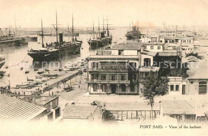 Port Said View of the harbour