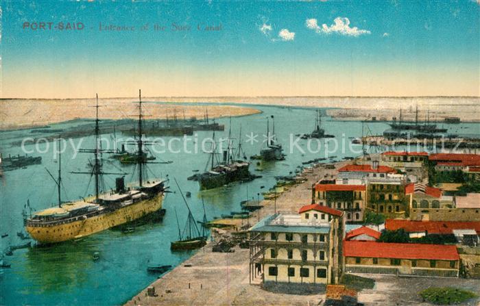 Port Said Entrance of the Suez Canal Serie 648