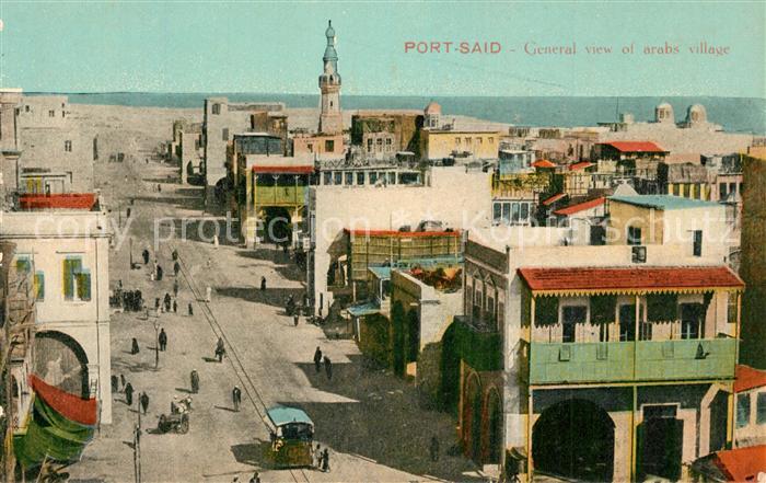 Port Said General view of arabs village Serie 648