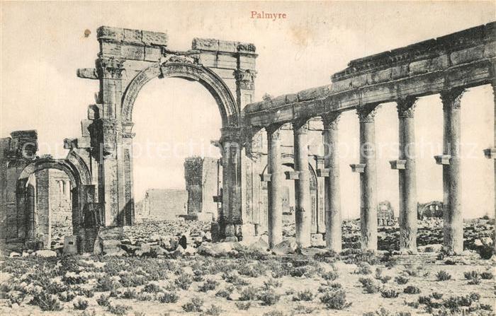 Palmyre Palmyra Syrien Ruinen Antike Staette