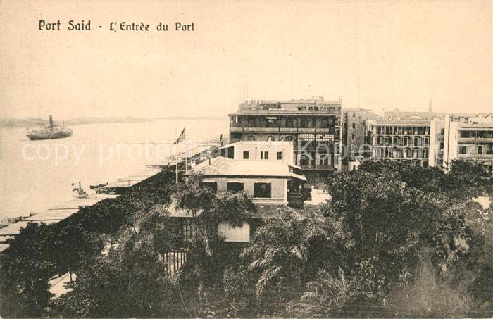 Port Said Entrée du Port