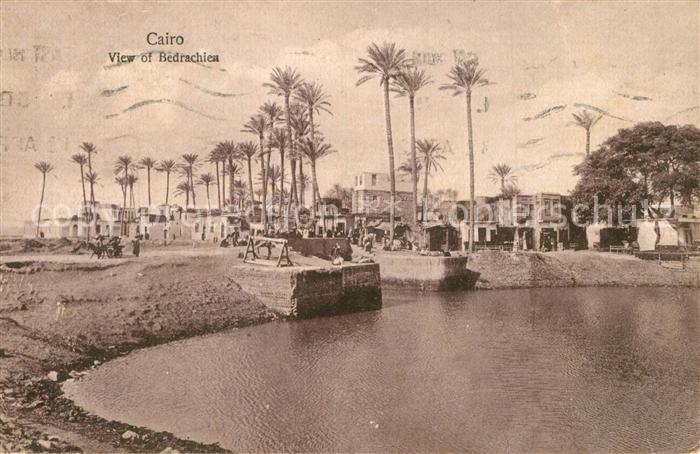 Cairo Egypt View of Bedrachien