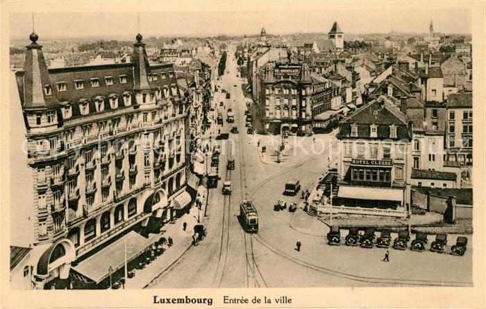 LUXEMBOURG  Luxemburg Entrée de la ville