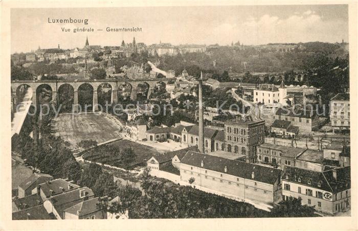 LUXEMBOURG  Luxemburg Vue génerale