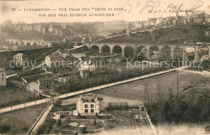 LUXEMBOURG  Luxemburg Vue prise des Trois Glands Viaduc