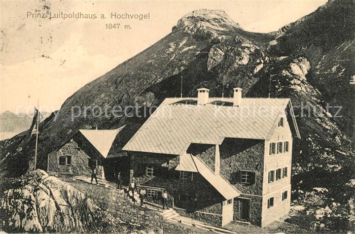 Bad Hindelang Prinz Luitpoldhaus am Hochvogel Berghaus Allgaeuer Alpen