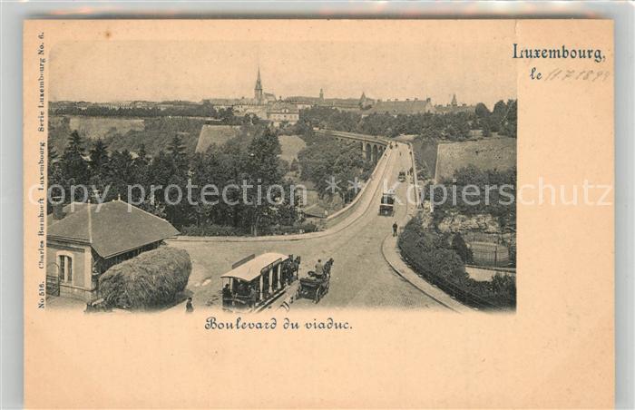 LUXEMBOURG  Luxemburg Boulevard du viaduc