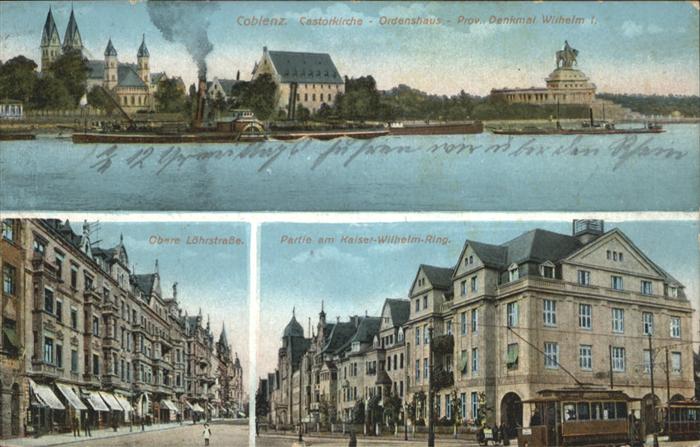 Koblenz Rhein Castor Kirche Löhrstrasse Kaiser Wilhel