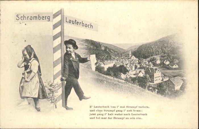 Lauterbach Schwarzwald Wegweiser