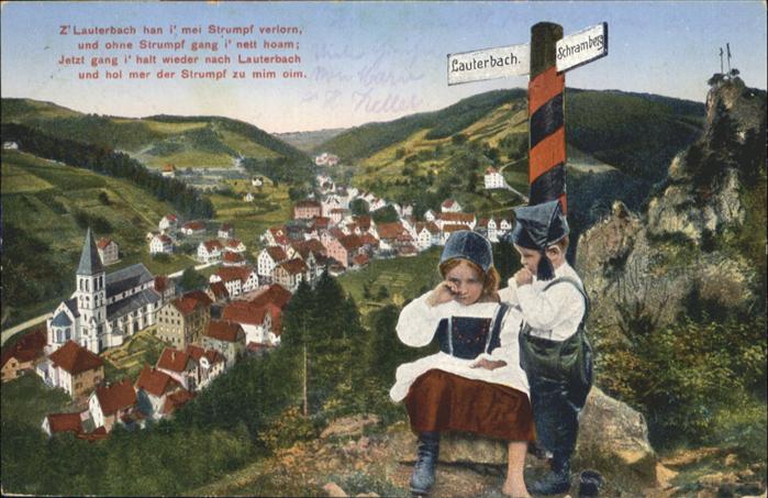 Lauterbach Schwarzwald Wegweiser Kinder