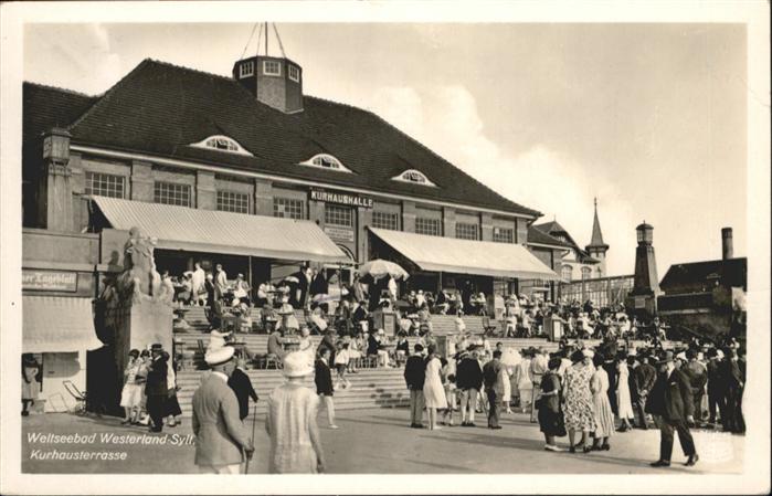 Westerland Sylt Kurhaus Terrasse