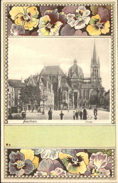 Aachen Dom Blumen