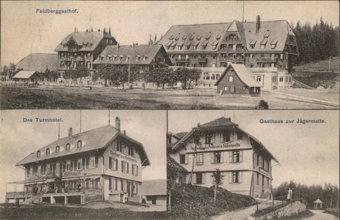Feldberg Schwarzwald Feldberg Gasthof Turmhotel Gasthaus Jäg