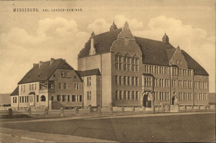 Merseburg Saale Lehrer Seminar