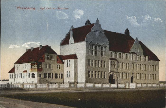 Merseburg Saale Lehrer Seminar