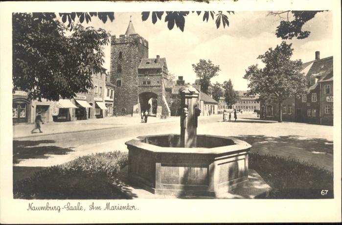 Naumburg Saale Marientor Brunnen