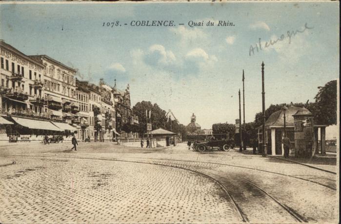 Koblenz Rhein Quai du Rhin