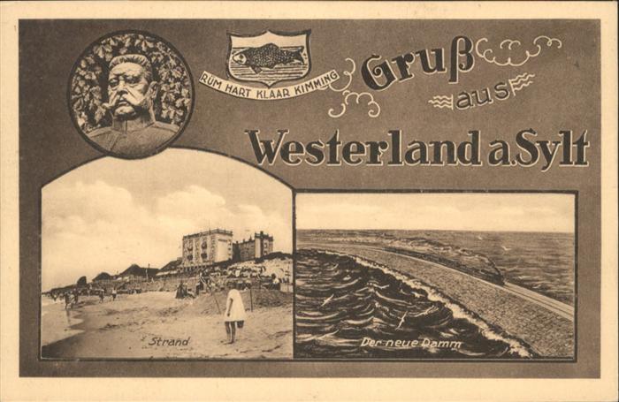 Westerland Sylt Strand Damm Rüm Hart Klaar Kimming