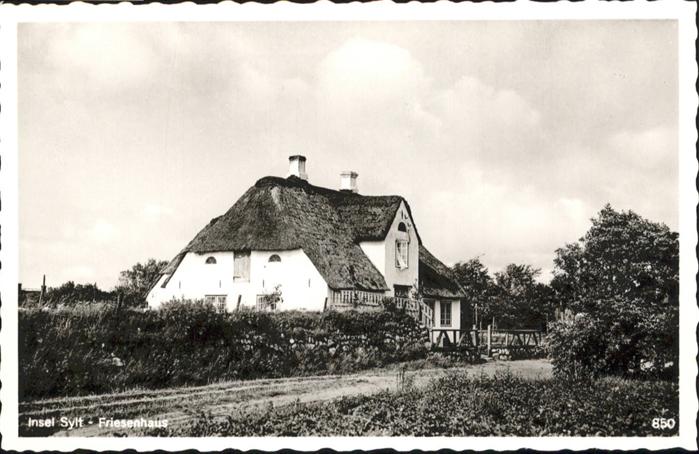 SYLT Insel Schleswig-Holstein Friesenhaus