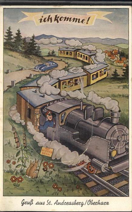 St Andreasberg Harz Zug Leporello