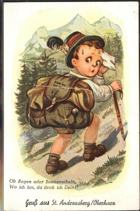 St Andreasberg Harz Junge Leporello