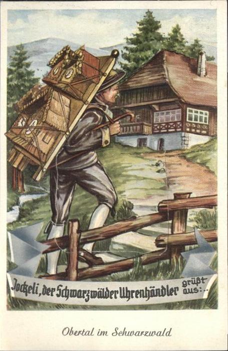 Obertal Baiersbronn Uhrenhändler Leporello