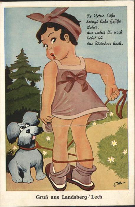 Landsberg Lech Mädchen Hund Leporello