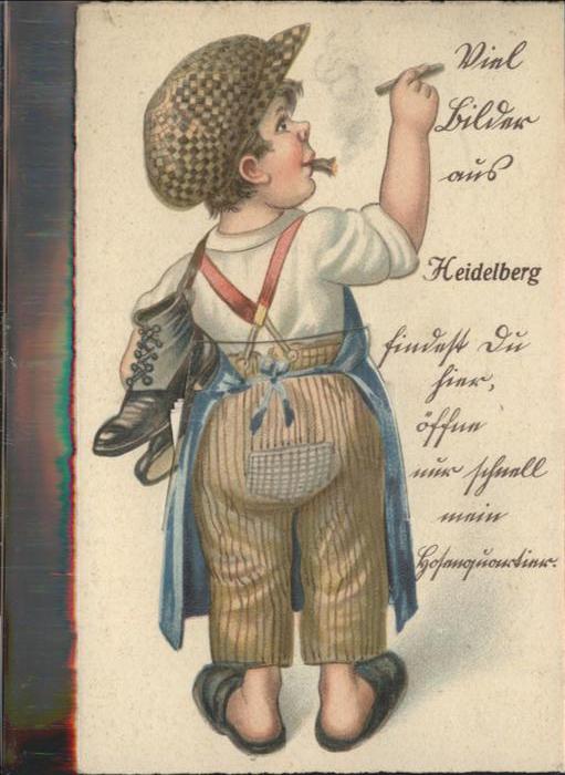 Heidelberg Neckar Schuster Junge Leporello