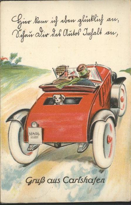 Bad Karlshafen Auto Hund Leporello