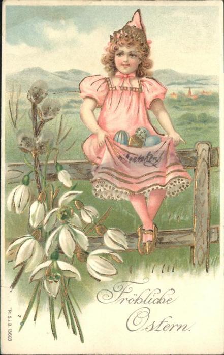 Ostern Easter Paques Mädchen Ostereier
