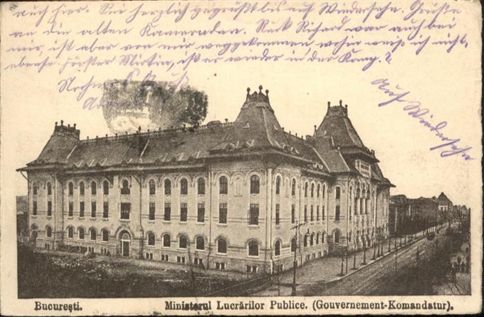 Bucuresti Bukarest Bucaresti RO Minsterul Lucrarilor Publice