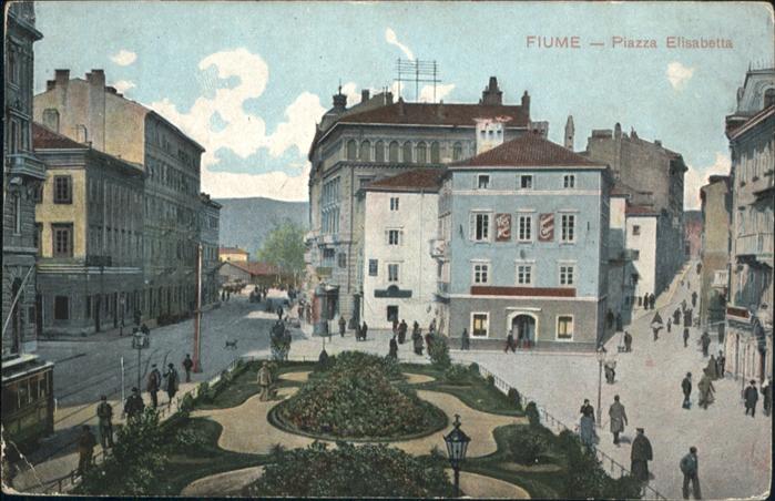 Fiume Rijeka Piazza Elisabetta