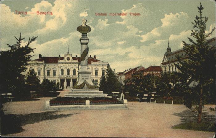 Turnu-Severin Statuia Imparatuluf Trajan