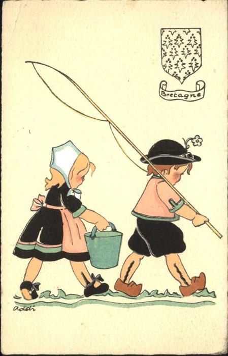 Trachten Bretagne Angel Kinder Eimer Addi