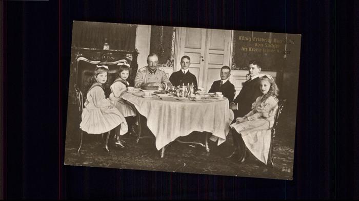 Adel Sachsen König Friedrich August Kinder