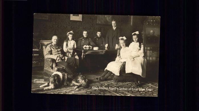 Adel Sachsen König Friedrich August von Sachsen Kind