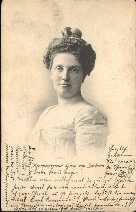 Adel Sachsen Kronprinzessin Luise von Sachsen