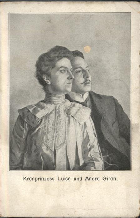 Adel Sachsen Kronprinzessin Luise Andre Giron