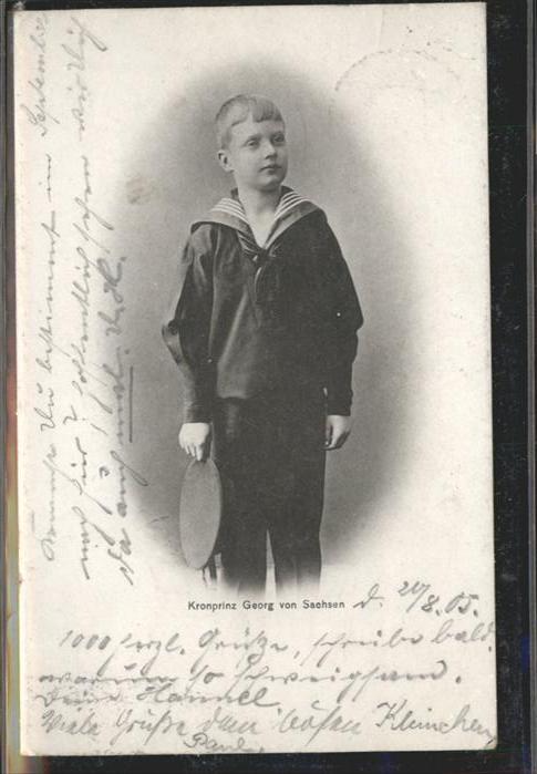 Adel Sachsen Kronprinz Georg Marine