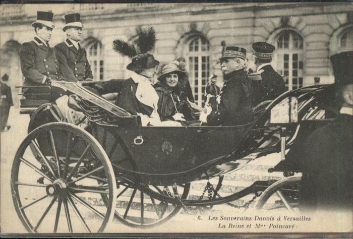 Adel Frankreich Kutsche Versailles La Reine Poincare