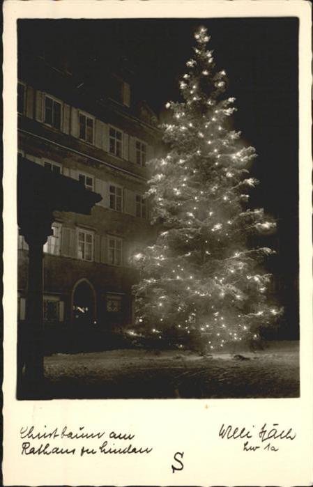 Lindau Bodensee Rathaus Christbaum
