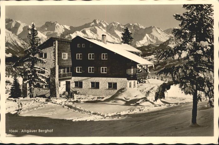 Sonthofen Oberallgaeu Berghof