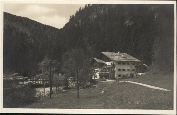 BERCHTESGADEN Bayern Gasthaus Pension Kugelmuehle