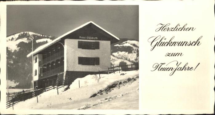 Fischen Allgaeu [Stempelabschlag] Neu Jahr